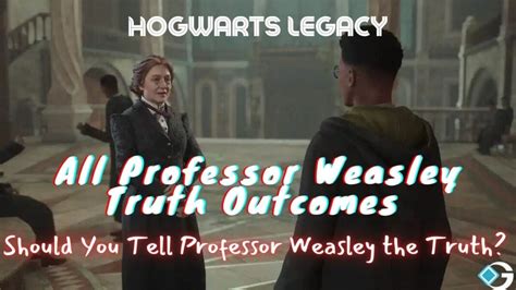 Making Ron Weasley, or as close as possible, in the character screen is difficult but starts with some simple pieces of information. . Hogwarts legacy tell weasley the truth